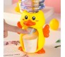 Mini Cartoon Duck Water Dispenser for Kids Plastic Water Dispenser Cute Simulation Cartoon Kitchen Toy for Children Home Kitchen 200ml