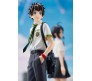 Your Name Movie 22cm Anime Cute Weeb Manga Collectible Taki and Mitsuha Action Figure Set of 2 for Car Dashboard, Cake Decoration, Office Desk and Study Table