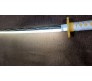 Demon Slayer Cosplay 104 cm Light Up Glow Zenitsu Agatsuma Wooden Sword Nichirin Life Size Replica Katana Perfect for Anime Gift Merchandise Collectibles