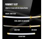 Demon Slayer Cosplay 104 cm Light Up Glow Zenitsu Agatsuma Wooden Sword Nichirin Life Size Replica Katana Perfect for Anime Gift Merchandise Collectibles