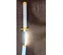 Demon Slayer Cosplay 104 cm Light Up Glow Zenitsu Agatsuma Wooden Sword Nichirin Life Size Replica Katana Perfect for Anime Gift Merchandise Collectibles