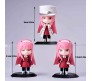 Set of 3 Zero Two 02 Cartoon Action Figure 10 cm Collectible Set Or Cake Topper Decoration Merchandise Toy
