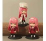 Set of 3 Zero Two 02 Cartoon Action Figure 10 cm Collectible Set Or Cake Topper Decoration Merchandise Toy