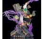 Anime One Piece Roronoa Zoro Action Figure [18 cm] On Roof for Home Decor, Office Desk and Study Table Toy Multicolor