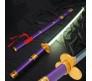 Anime One Piece Cosplay 104 cm LED Light Up Glow Zoro Wooden Sword Enma Life Size Replica Katana Perfect for Gift Merchandise Collectibles