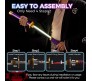 Anime One Piece Cosplay 104 cm LED Light Up Glow Zoro Wooden Sword Enma Life Size Replica Katana Perfect for Gift Merchandise Collectibles