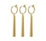 Anime One Piece Roronoa Zoro Earring - Golden Cosplay Ear Accessory For Boys, Men, Women, and Girls