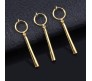 Anime One Piece Roronoa Zoro Earring - Golden Cosplay Ear Accessory For Boys, Men, Women, and Girls