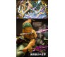 Anime One Piece Roronoa Zoro Battle with Changable Face Action Figure [18 cm] for Home Decor, Office Desk and Study Table Toy Multicolor