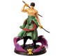 Anime One Piece Roronoa Zoro Battle with Changable Face Action Figure [25 cm] for Home Decor, Office Desk and Study Table Toy Multicolor