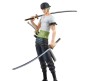 Anime One Piece Roronoa Zoro Action Figure [23 cm] for Home Decor, Office Desk and Study Table Toy Multicolor