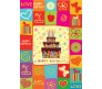 Colorful And Joyous Happy Birthday Card