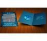 Bright Blue Collage Happy Birthday Card