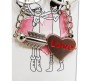 Love and Arrow Couple Keychain [Joins Together]