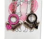 Love Forever Couple Keychain
