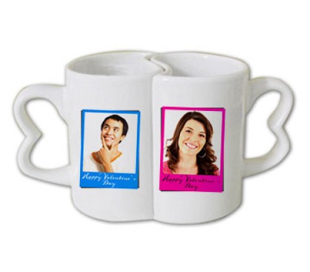Personalized Couple Joint Mug Happy Valentine Day