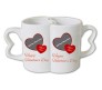 Personalized Couple Joint Mug Happy Valentine Day With Love