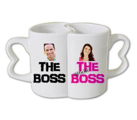 Personalized Couple Joint Mug The Boss