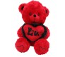 Red Teddy With Love Written Perfect for Valentine [18 inches]