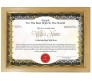 Personalized Award Certificate For Worlds Best Wife With Frame