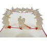 3D Couple Inside Garden I Love You Cards Laser Cut Specially Imported from UK