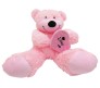 Pink Teddy With I Love You Box Large Size [21 inches]