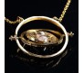 Movie Inspired Time Turner Necklace Rotating Hourglass Pendent