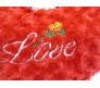 Love Pillow With Rose Style Design Small With I Love You Music [8 x 12 Inches]
