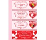 Personalize Valentine Coupon Booklet In Red Hearts Design