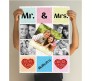 Mr and Mrs Collage Poster
