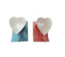 Heart Shape Cups / Mugs with Heart Plate Couple Mug - Colored