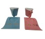 Heart Shape Cups / Mugs with Heart Plate Couple Mug - Colored