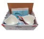 Heart Shape Cups / Mugs with Heart Plate Couple Mug - Colored