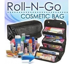 GENUINE TRAVEL BUDDY 4 IN 1 ROLL N GO COSMETIC BAG TOILETRY ORGANIZED JWELLERY