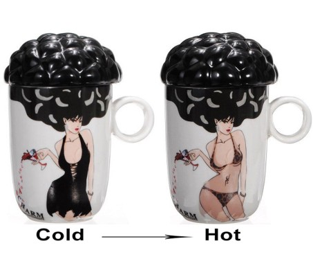 Sexy Girl Stripping Magic Mug