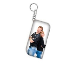 Single Side Personalized Rectangle Shape Key Chain