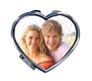 Personalized Heart Shape Compact Mirror