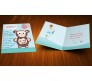 Personalized Sweet & Cute Monkey Birthday Card