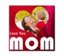 Personalized Love You Mom Square Tile 