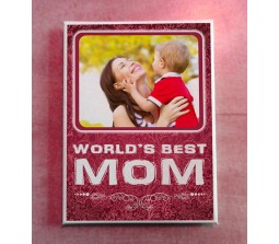 Personalized World's Best Mom Canvas