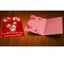 Personalized Birthday Card with Red Roses