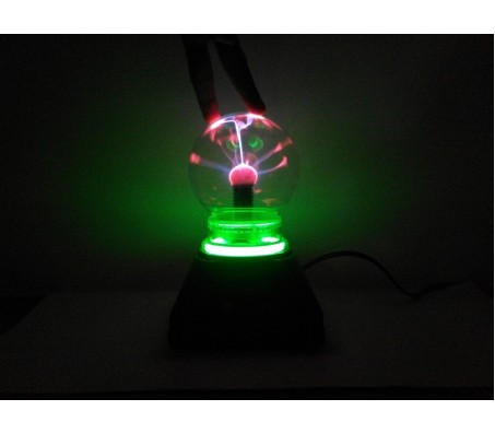 4" Musical Plasma Light Lamp Glows Brighter on Finger Touch