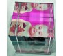 Crystal Cube Photo Frame [3 Photos] Medium Size