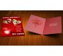 Romantic Heart in Red Design Birthday Card