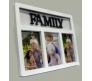 Family Collage Photo Frame 3 Photos [White]