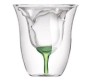 Double Wall Rose Style Wine Glass Cup / Mug