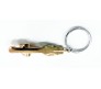 Jaguar Full Metallic Gold Key Chain Car & Bike Key Ring 