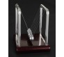 Square Style Newton's Cradle Steel Balance Ball Physics / Science Fun 