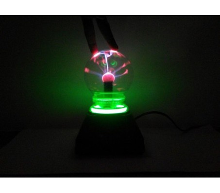 5" Musical Plasma Light Lamp Glows Brighter on Finger Touch