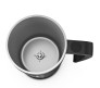 Stainless Steel Self Stirring Coffee Tea Mug With Lid [Black]